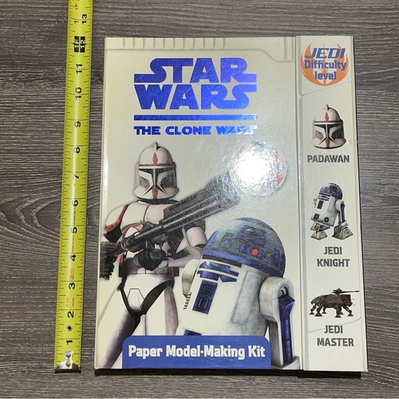 STAR WARS THE CLONE WARS Paper Model Making Kit R2-D2, Clones Trooper, AT-TE - Picture 9 of 9